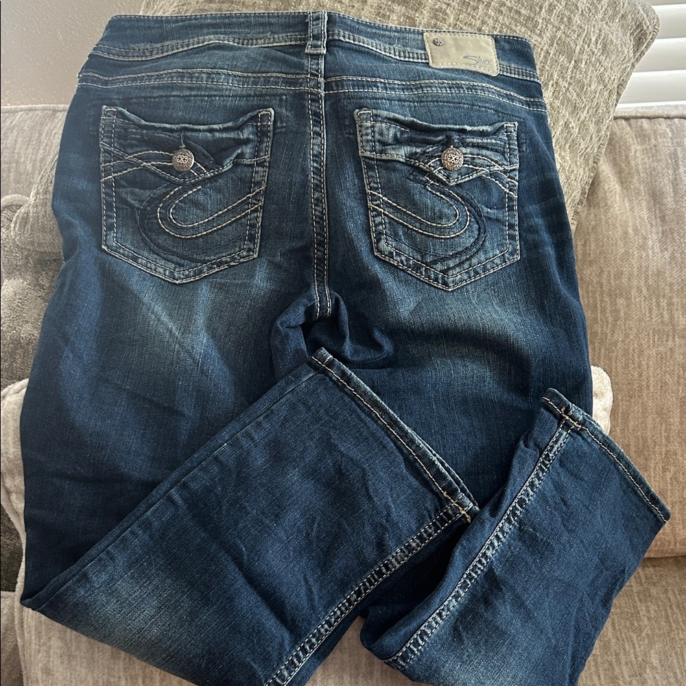 Silver Jeans Dark Blue Boot Cut Women's Jeans❤️